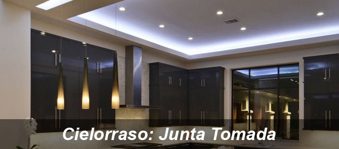 Cielorraso Junta Tomada