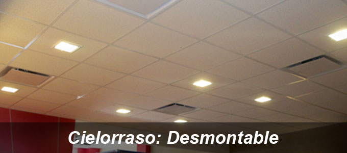 Cielorraso Desmontable